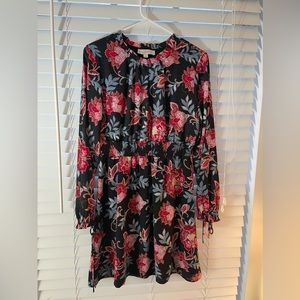 LOFT / NWOT Paisley Smocked Flare Dress